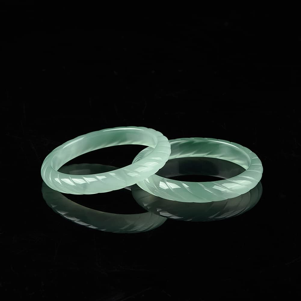 Jade Bangle Bracelet for Women, Good Luck Gifts, - Image 2