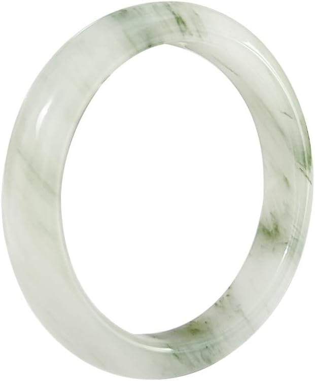 Tianshan Jade Bangle Bracelet for Women Natural Jade Bracelet Good Luck Bracelet Feng Shui Bangle